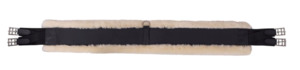 Girths: Platinum leather Fleece GP Girth