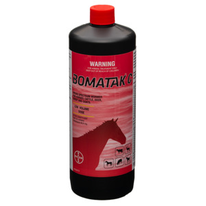 Foaling Season: Bomatak C Horse Wormer 1 ltr Liquid