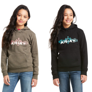 Ariat REAL Kids Logo Hooded Sweatshirt