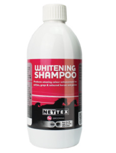 Grooming Equipment: Nettex Whitening Shampoo