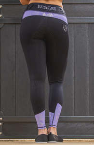Bare Equestrian Performance Tights - Mauve Shimmer