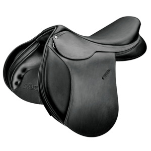 Bates Saddles: Bates Caprilli Close Contact Saddle with Classic Luxe Leather