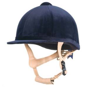 Champion Riding Helmets: Yellow Taggable - Champion Grand Prix Velvet Helmet