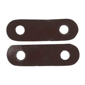Stirrup Leathers Irons: Peacock Iron Leather Straps - Pair