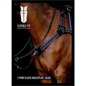 Breastplates: Flexible Fit Breastplate - 5 Point with Elastic