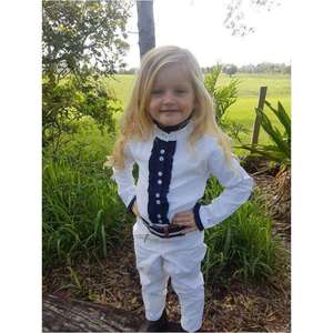 Hampton Harlow: Hampton & Harlow Kids Long Sleeve Frill Show Shirt