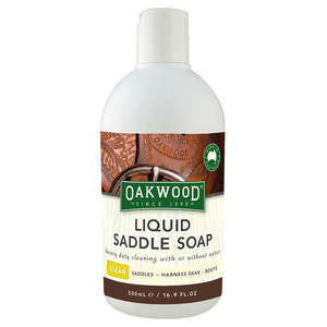 Leather Care: Oakwood Liquid Saddle Soap - 500ml