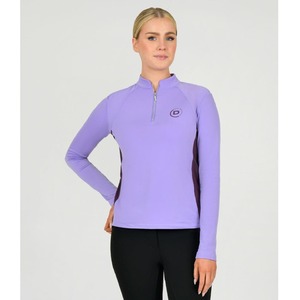 Riding Tops: Dublin Sadie Panel Detail Long Sleeve Riding Top
