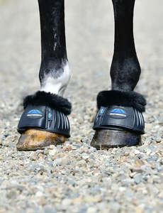 Weatherbeeta Tough-Tec Prime Fleece Trim Rubber Bell Boots