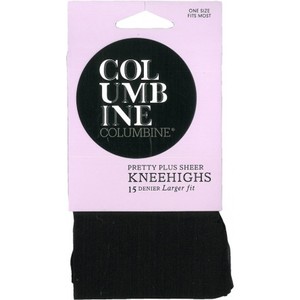 Products: Columbine Pretty Plus Sheer Knee Highs - NZ Hosiery