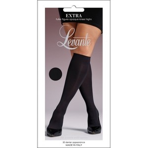 Products: Levante Fuller Figure Opaque Knee High - NZ Hosiery