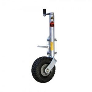 Jockey Wheel – 8″ HD 75mm sidewind Galv Knott
