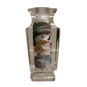 Curios And Collectibles: Chinese Red Crane Vase