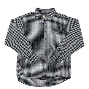 Mens Clothing: Dark Check Shirt - Size M