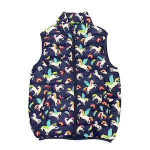 Childrens Clothing: Puffer Vest - Size 7/8