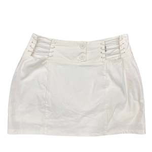 White Mini Skirt - Size S
