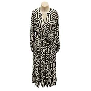 Womens Clothing: Patterned Dress - Size 12