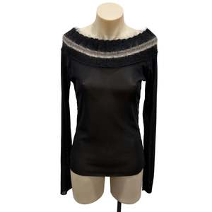 Womens Clothing: Cute Mesh Top - Size 14