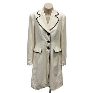 Womens Clothing: Cream Jacket - Size 10