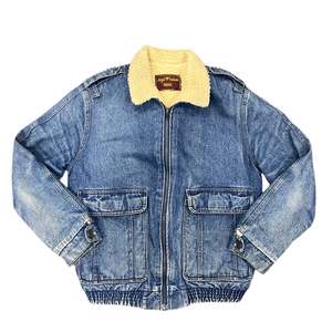 Last Chance: Denim Sherpa Jacket - Size M