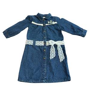 Childrens Clothing: Denim Dress - Size 6/7y
