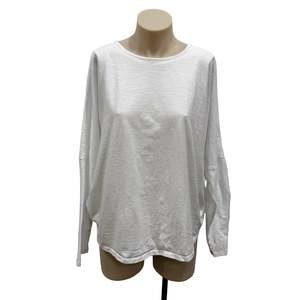 White Cotton Long Sleeve- Size 12