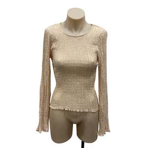 Tops: Sheering Long sleeve - Size 8