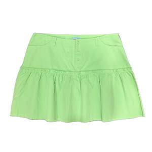 Rewind Collection: Green Mini Skirt - Size 32