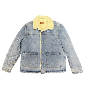 Rewind Collection: Sherpa Denim Jacket - Size XXL