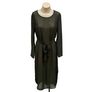 Womens Clothing: Sheer Green Dress - Size XS