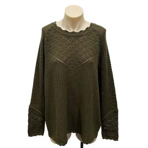 Womens Clothing: Green Knit - Size 12