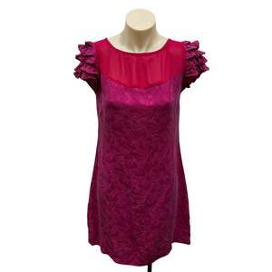 Dresses: Pink Ooby Dress - Size 8