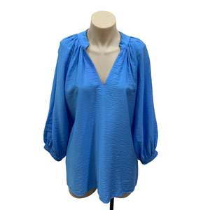 Tops: Blue Blouse - Size 10