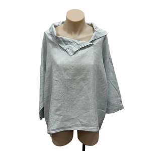 Tops: NZ Made Linen Top - Size M