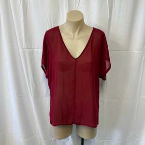 Sheer Red Tee - Size 10