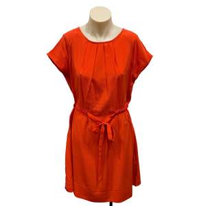 Dresses: Orange Mini Dress - Size L