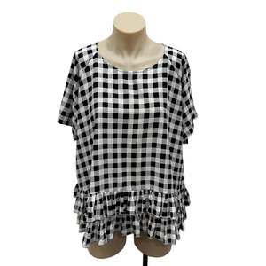 Gingham Top - Size S