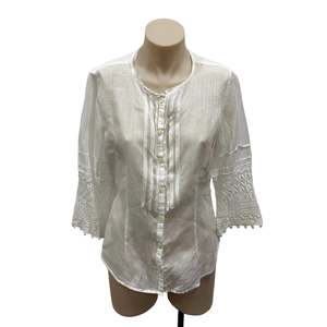 Tops: Sheer Blouse - Size 8
