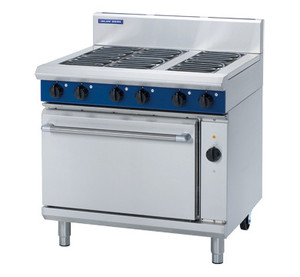 Products: BLUESEAL E56D EVO ELEC RANGE CONVECTION OVEN 900MM - Hospitality Rentals
