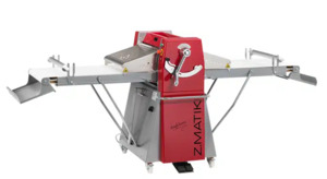 ZMATIK SHE60140 Floor Standing Reversible Dough Sheeter - 600mm wide Belts