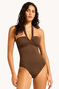 B Cup: Seafolly Collective Halter Bandeau 1Pce