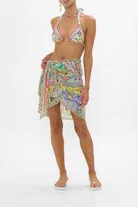 Sarong: Spirit of Santa Maria Short Eyelet Sarong