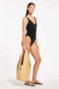 Jetset Raffia Bag