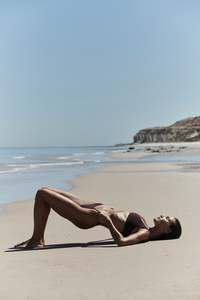 Bond Eye: Amarena Lurex Malibu Crop & Christy Set