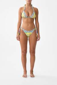 Bikini Sets: Sultanahmet Summer Soft Tie Tri Bikini Set