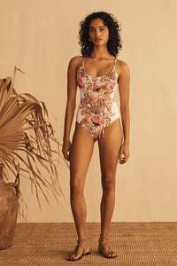 B Cup: Bel Fiore Trellis Gathered 1Pce