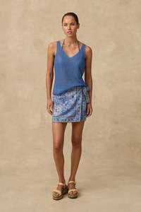 Lauren Wrap Mini Skirt