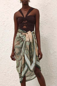 Printed Cotton Pareo Multi