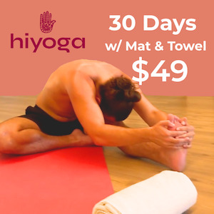 Products: for 30 Days Unlimited w/ Mat & Towel Service