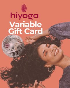 Products: Variable yoga gift card